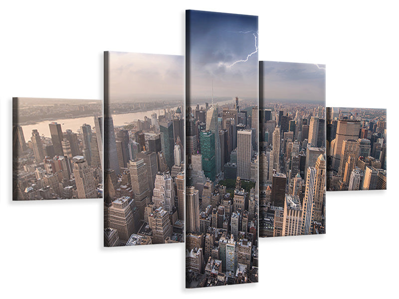 5-piece-canvas-print-manhattan