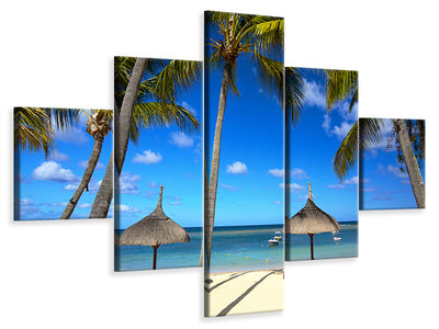 5-piece-canvas-print-mauritius