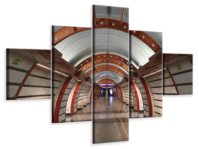 5-piece-canvas-print-metro-station