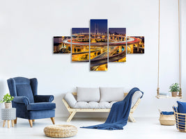 5-piece-canvas-print-nanpu-bridge