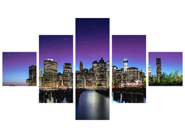 5-piece-canvas-print-new-york-sky-line