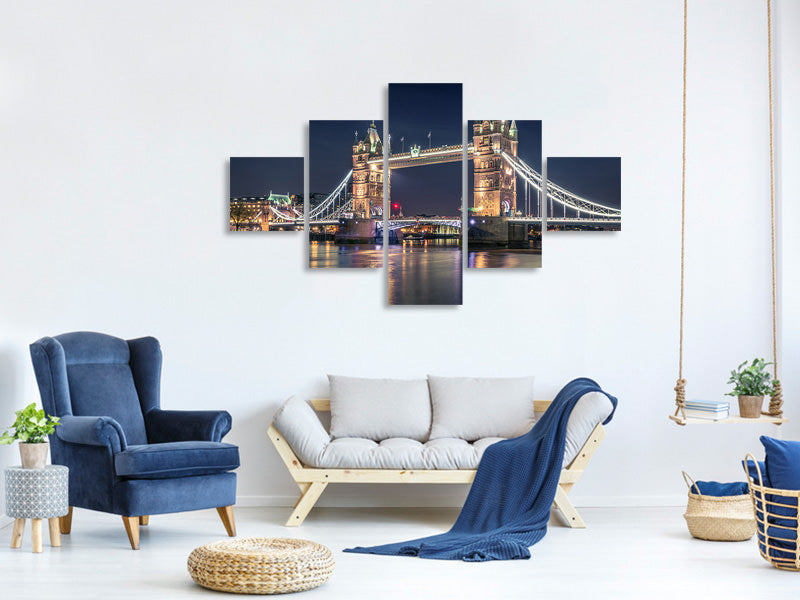 5-piece-canvas-print-night-at-the-tower-bridge