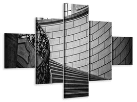 5-piece-canvas-print-noble-stairs