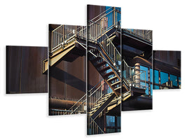 5-piece-canvas-print-outside-stairs