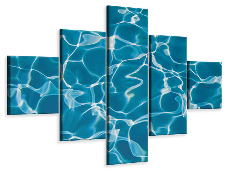 5-piece-canvas-print-pool