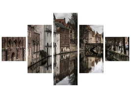 5-piece-canvas-print-reflections-of-the-past