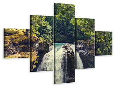 5-piece-canvas-print-river-current