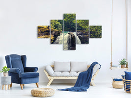 5-piece-canvas-print-river-current