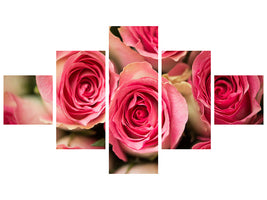 5-piece-canvas-print-rose-love