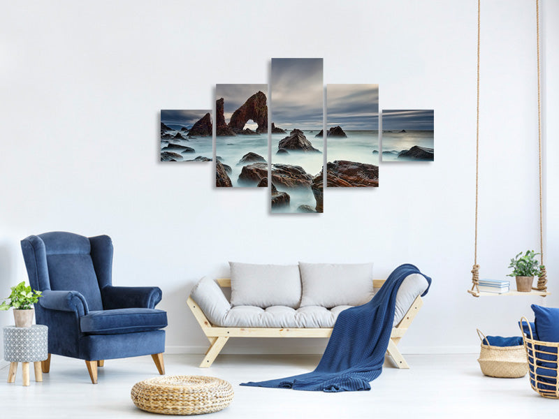 5-piece-canvas-print-sea-arch-at-crohy-head