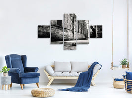 5-piece-canvas-print-silent-street