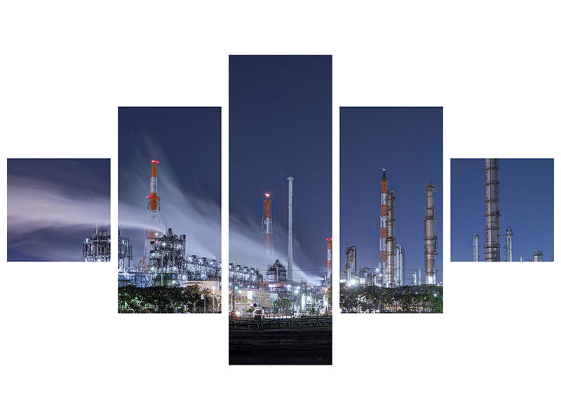 5-piece-canvas-print-smoke-exhaust