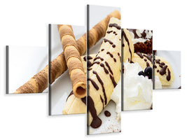 5-piece-canvas-print-sweet-dessert