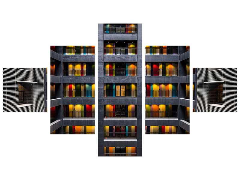 5-piece-canvas-print-the-colored-doors