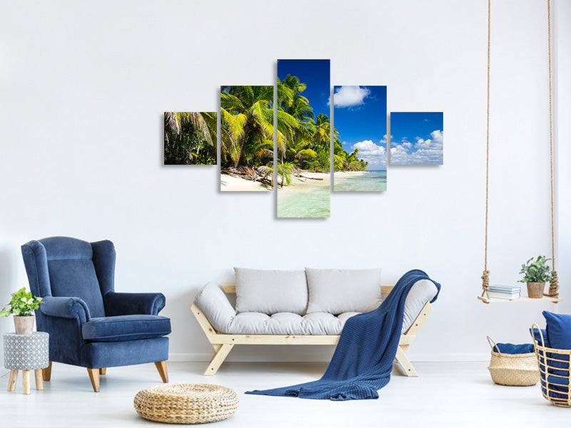 5-piece-canvas-print-the-deserted-island