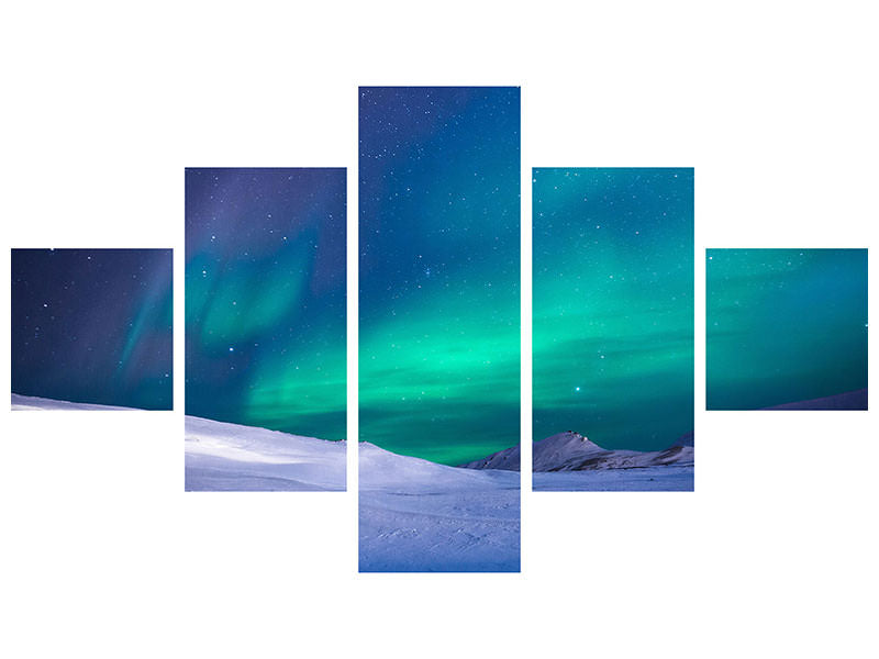 5-piece-canvas-print-the-polar-light