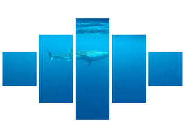 5-piece-canvas-print-the-whale-shark