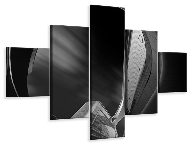 5-piece-canvas-print-time-train