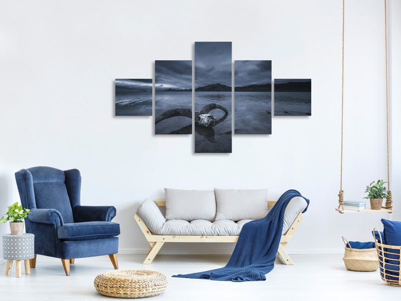 5-piece-canvas-print-white-bone-beach