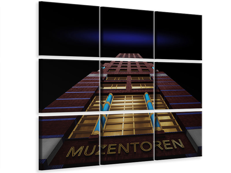 9-piece-canvas-print-muzentoren