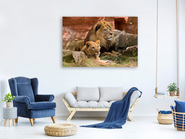 canvas-print-a-lion-couple