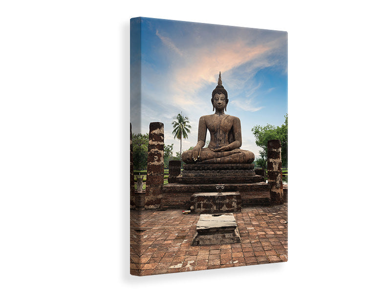 canvas-print-buddha-statue-at-dusk