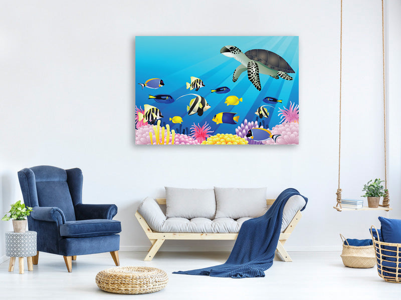 canvas-print-childrens-underwater-world