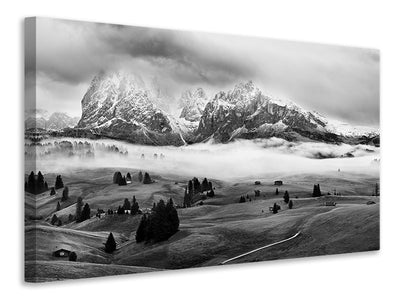 canvas-print-foggy-dolomites