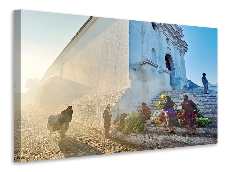 canvas-print-morning-in-city-chichicastenango-ii