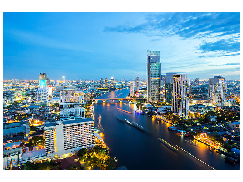 canvas-print-skyline-bangkok-at-dusk