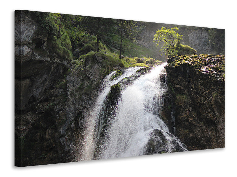 canvas-print-the-gollinger-waterfall