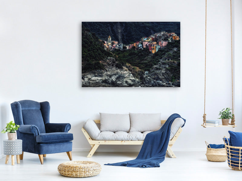 canvas-print-village-on-the-rocks