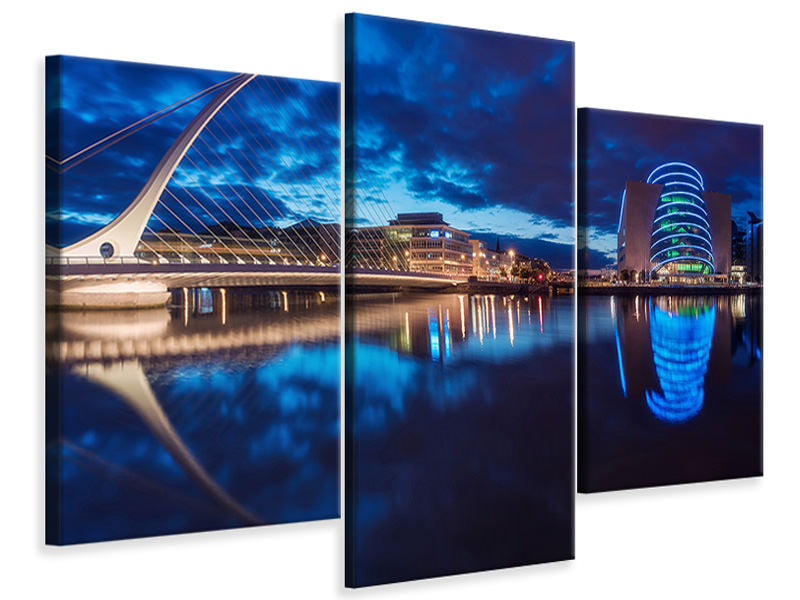 modern-3-piece-canvas-print-dublin-samuel-beckett-bridge