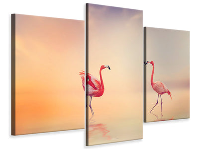 modern-3-piece-canvas-print-romantic-flamingos