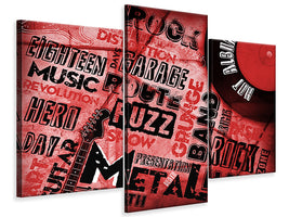 modern-3-piece-canvas-print-writings-music-grunge