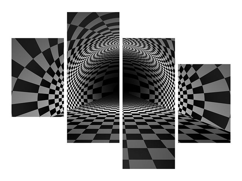 modern-4-piece-canvas-print-abstract-chessboard