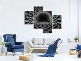 modern-4-piece-canvas-print-abstract-chessboard