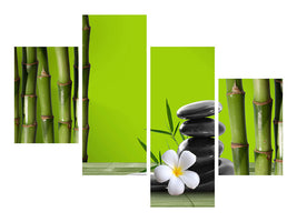 modern-4-piece-canvas-print-bamboo