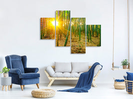 modern-4-piece-canvas-print-bamboos