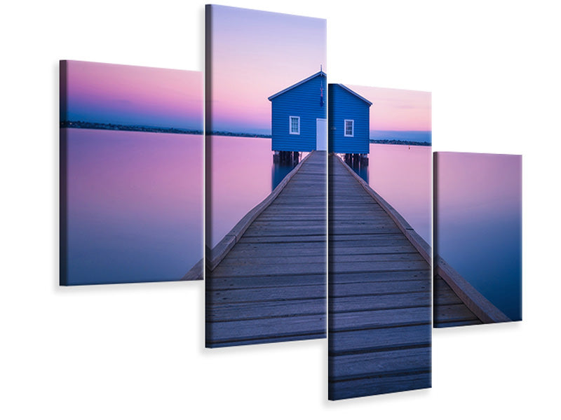 modern-4-piece-canvas-print-boathouse