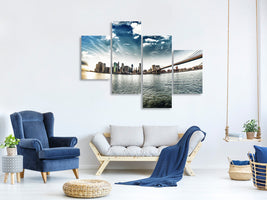 modern-4-piece-canvas-print-brooklyn-bridge-from-the-other-side