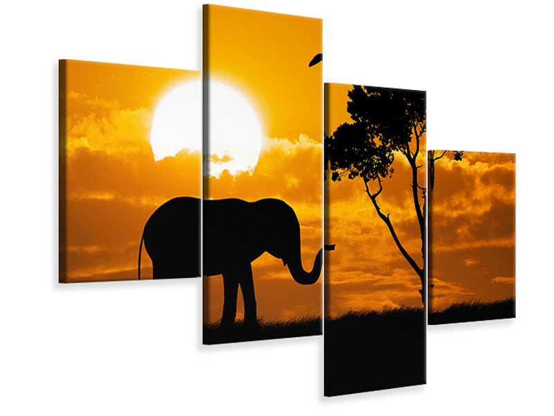 modern-4-piece-canvas-print-dreamy-africa