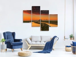 modern-4-piece-canvas-print-evening-light-a
