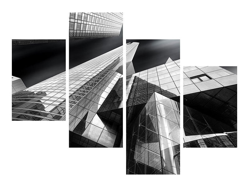 modern-4-piece-canvas-print-glass-city