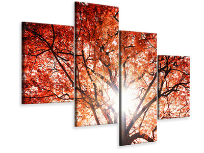 modern-4-piece-canvas-print-light-of-autumn