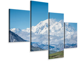 modern-4-piece-canvas-print-mt-denali