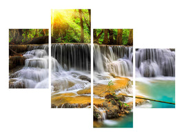 modern-4-piece-canvas-print-national-park-si-nakharin