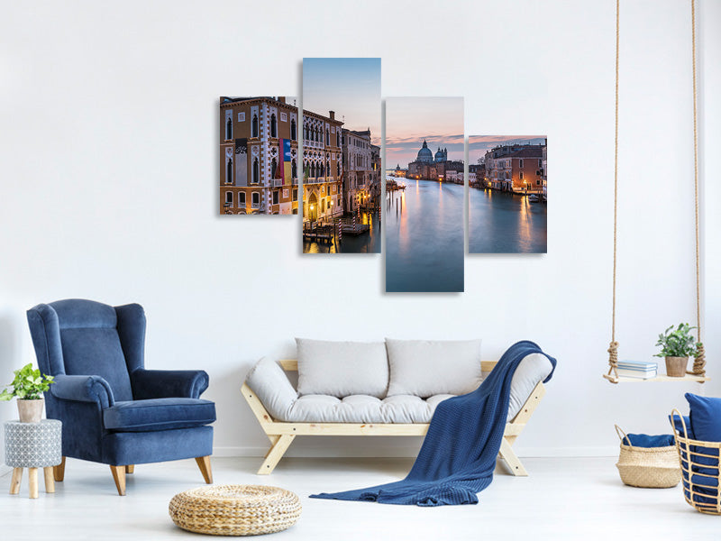 modern-4-piece-canvas-print-romantic-venice