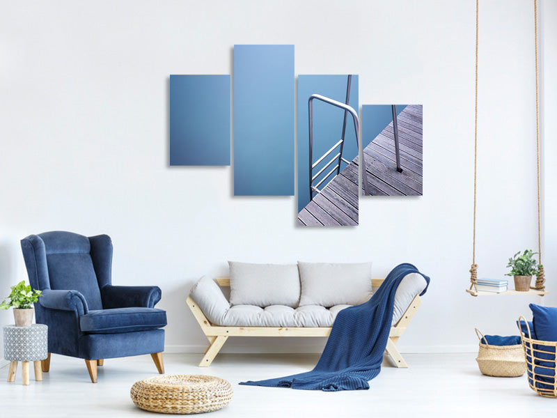 modern-4-piece-canvas-print-stairs-ii