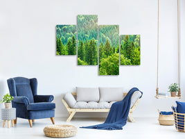 modern-4-piece-canvas-print-the-forest-hill